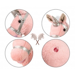 Milly Mally Hobby Koń na Kiju Light Pink