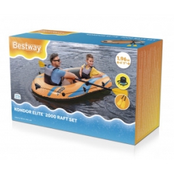 Bestway 61141 Dmuchany ponton Kondor Elite 2000  1.96m x 1.06m