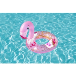 Bestway 36306 Kółko do pływania z brokatem Flaming 61cm x 61cm