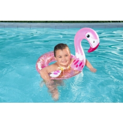 Bestway 36306 Kółko do pływania z brokatem Flaming 61cm x 61cm