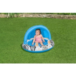 Bestway 52559 Basenik dmuchany z daszkiem i pompowanym dnem Zebra 97cm x 66cm