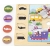 Viga 44742 Zestaw puzzli na podkładce- dopasuj cienie - środki transportu