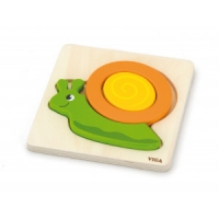 Viga 59931 Pierwsze puzzle maluszka - ślimak (box)