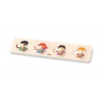 Viga 44536 Pierwsze puzzle z uchwytami - kolory skóry
