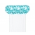Bestway 43839 Fotel Leżak siatkowy do pływania Miętowe kwiaty 1.45m x 87cm