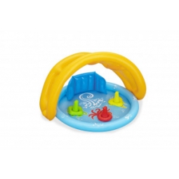 Bestway 52568 Basenik dmuchany z daszkiem, oparciem i sorterem 1.15m x 89cm x 76cm