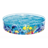 Bestway 55030 BASEN ROZPOROWY PRZEZROCZYSTY PODWODNY ŚWIAT 1.83m x 0.38m