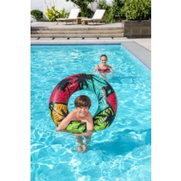 Bestway 36350 Koło do pływania z uchwytami Palmy 91cm
