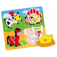 Viga 59562 Puzzle niespodzianka - farma