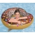 Bestway 36118 Koło do pływania Donut Brązowy 1.07m
