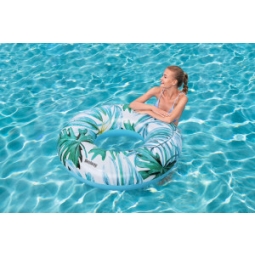 Bestway 36237 KOŁO DO PŁYWANIA KWIATY 119cm RÓŻOWE