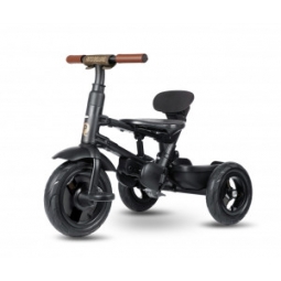 Qplay Rowerek Trójkołowy Rito Deluxe Rubber Brown