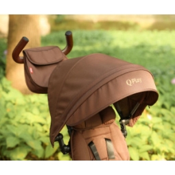 Qplay Rowerek Trójkołowy Rito Deluxe Rubber Brown