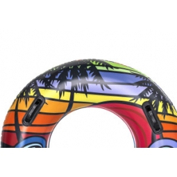 Bestway 36350 Koło do pływania z uchwytami Fale 91cm