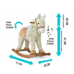 Koń Pony Gray Dot