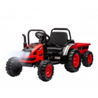 Milly Mally Pojazd na akumulator Traktor z przyczepą Farmer Red