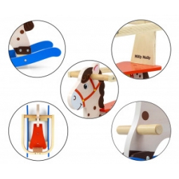 Milly Mally Koń Lucky 12 - Blue/Red