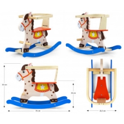 Milly Mally Koń Lucky 12 - Blue/Red