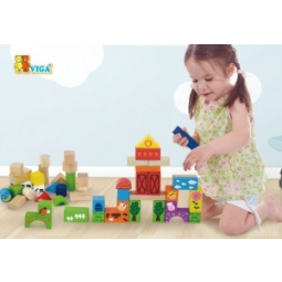 Viga 50285 Klocki 50 elementów - farma