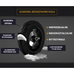 Qplay Rowerek Trójkołowy Rito Rubber Red