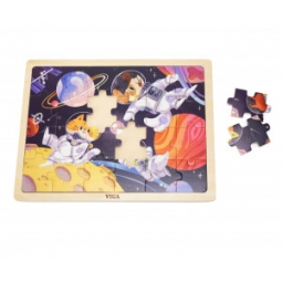 Viga 44646 Puzzle na podkładce 24 elementy - kosmos