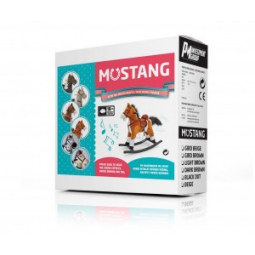 Koń Mustang ciemny brąz