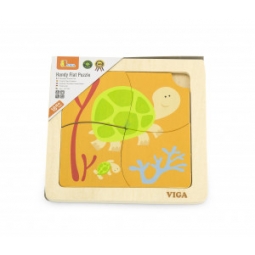 Viga 50143 Puzzle na podkładce - żółwiki