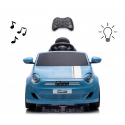 Milly Mally Pojazd na akumulator Fiat 500e Blue
