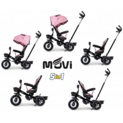 Milly Mally Rowerek Trójkołowy Movi Black-Pink