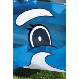 Bestway 41037 Delfin do pływania z uchwytami Transparentny 1.57m x 94cm