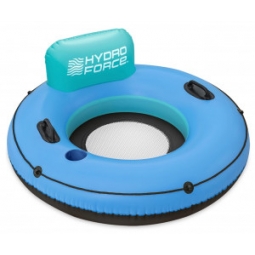 Bestway 43108 Koło do pływania z oparciem Hydro Force Whitecap Rider Niebieskie 1.19m