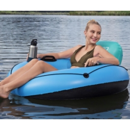 Bestway 43108 Koło do pływania z oparciem Hydro Force Whitecap Rider Niebieskie 1.19m