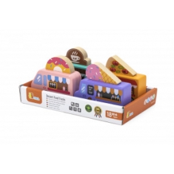 Viga 44661 Food Tracki - Pojazdy cukierni