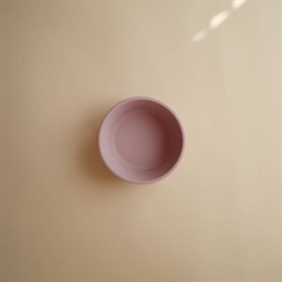 Mushie Miseczka Silikonowa z Pryzssawką Soft Lilac