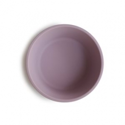 Mushie Miseczka Silikonowa z Pryzssawką Soft Lilac
