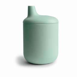 Mushie Silikonowy Kubek Sippy Cup Cambridge Blue