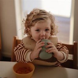 Mushie Silikonowy Kubek Sippy Cup Powder Blue