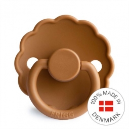 Smoczek FRIGG Daisy Silikon Cappuccino - Rozmiar 2