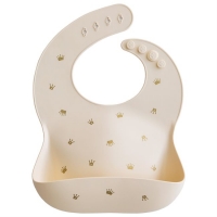 Mushie Śliniak Silikonowy Crowns