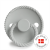 FRIGG Rope Silikon Silver Gray Rozmiar 1