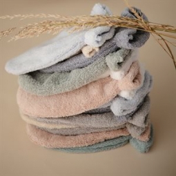 Mushie Myjka 2-pack z bawełny organicznej Fog