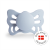 Smoczek FRIGG Butterfly Silikon Powder Blue Rozmiar 1