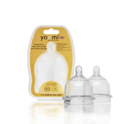 Yoomi – Komplet 2 x Antykolkowe Smoczki Proper Latch® średni przepływ