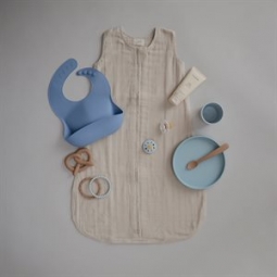 Mushie Talerzyk Silikonowy z Przyssawką Classic Powder Blue