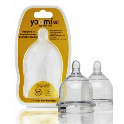 Yoomi – Komplet 2 x Antykolkowe Smoczki Proper Latch® bardzo wolny przepływ