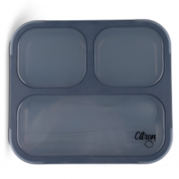 Citron Lunch Box ze Sztućcami - Dark Blue