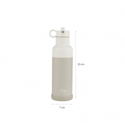 Citron Butelka Termiczna ze Stali Nierdzewnej 500ml - Brown