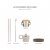 Citron Butelka Termiczna ze Stali Nierdzewnej 500ml - Brown