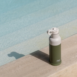 Citron Butelka Termiczna ze Stali Nierdzewnej 500ml - Olive Green