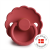 FRIGG Daisy Kauczuk Scarlet Rozmiar 1